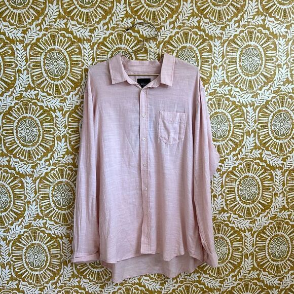 NWT Rails Wyatt Men’s Relaxed Fit Cotton Button Down Shirt in Ebi size XXL - Picture 6 of 12